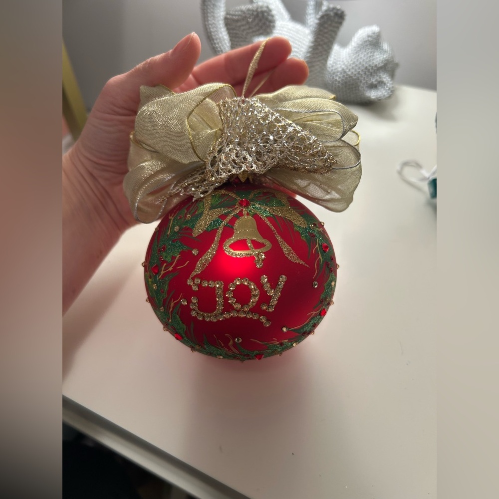 Viktoria Anna Handpainted Swarovski Crystal Ornament